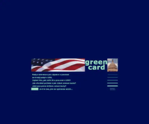Green-Card.cz(Zelená karta) Screenshot