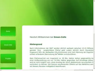 Green-Cells.net(Umweltschutz) Screenshot