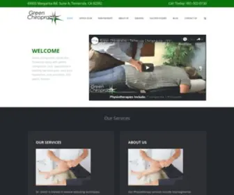 Green-Chiropractic.com(Green Chiropractic) Screenshot