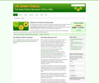 Green-History.uk(Green History UK) Screenshot