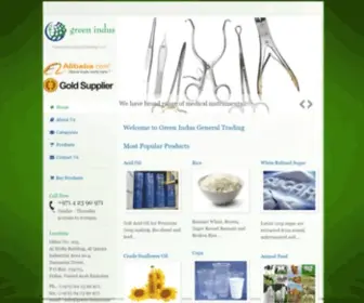 Green-Indus.com(Green Indus General Trading L.L.C) Screenshot