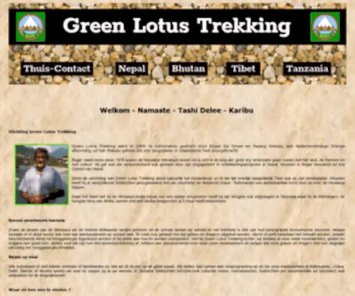 Green-Lotus.eu(Green lotus trekking) Screenshot