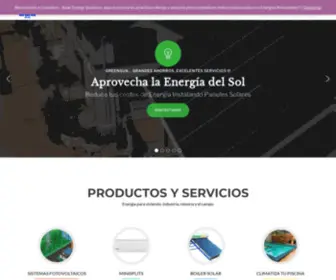 Green-Sun.com.mx(Página principal) Screenshot