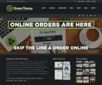 Green-Theory.com(Bellevue Marijuana Dispensary) Screenshot