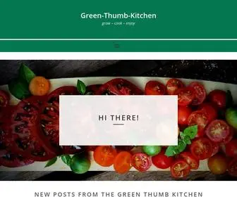 Green-Thumb-Kitchen.com(Green-Thumb-Kitchen to our garden and kitchen) Screenshot