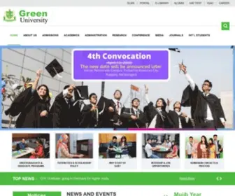 Green.edu.bd(Green University of Bangladesh (GUB)) Screenshot