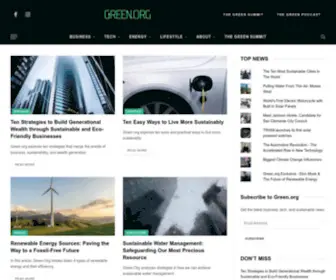 Green.org(Renewable Energy) Screenshot