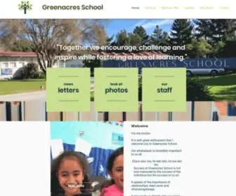 Greenacres.school.nz(Greenacres School &) Screenshot