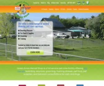 Greenacreskennel.com(Green Acres Kennel Shop) Screenshot