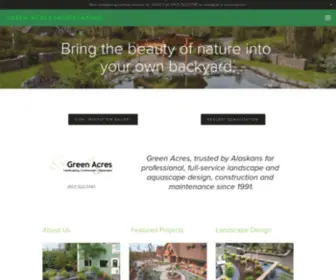 Greenacresusa.com(Green Acres Landscaping) Screenshot