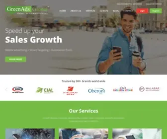 Greenadsglobal.com(Green Ads Global) Screenshot