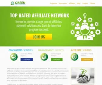 Greenaffiliateprograms.net(Green Affiliate Programs) Screenshot