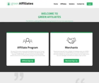 Greenaffiliates.com(Green Affiliates) Screenshot