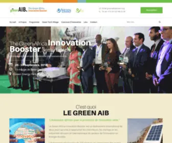 Greenaib.com(The Green Africa Innovation Booster) Screenshot
