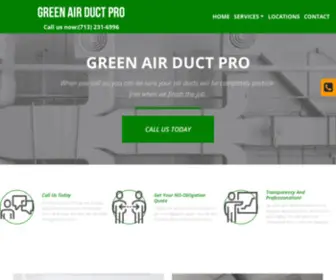 Greenairductpro.com(Green Air Duct Pro) Screenshot