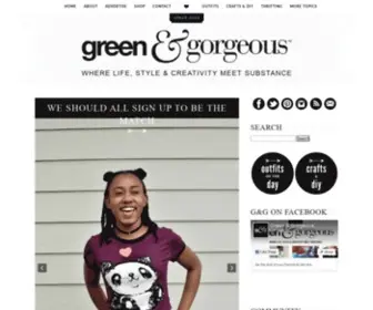 Greenandgorgeous.net(Where Life) Screenshot