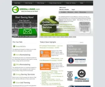 Greenandsave.com(Green News) Screenshot