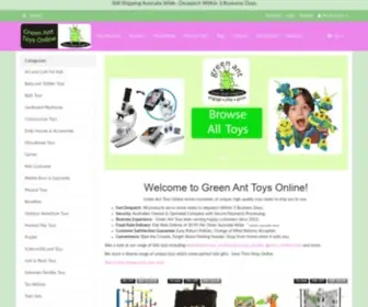 Greenanttoysonline.com.au(Green Ant Toys Online Toy Shop) Screenshot