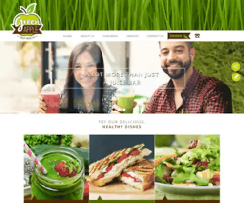 Greenapplelounge.com(Healthy Food Miami) Screenshot