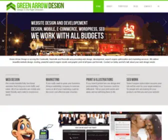 Greenarrowdesign.com(Green Arrow Design) Screenshot