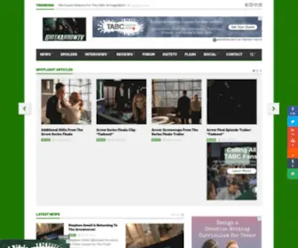Greenarrowtv.com(News & Info About The CW TV Series Arrow) Screenshot