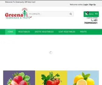 Greenavity.com(Buy Fruits and Vegetables Online) Screenshot