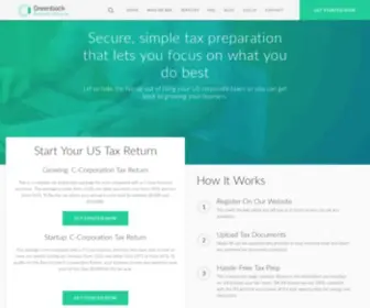 Greenbackbusinessservices.com(GBS Tax Bookkeeping) Screenshot