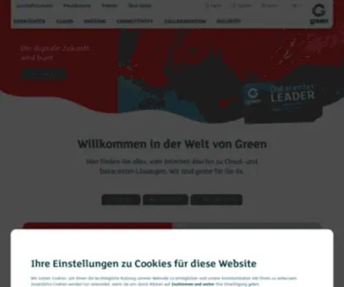 Greenbackup.ch(Internet, Telefonie & TV, Web & Domain, Server & Cloud) Screenshot