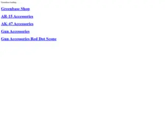 Greenbaseshop.com(47,Gun-Accessories,WebShop) Screenshot
