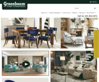 Greenbaumfurnishings.com(Furniture Store in Bellevue) Screenshot