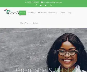 Greenbayhmo.com(GreenBay Healthcare Services Limited) Screenshot