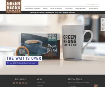 Greenbeanscoffee.com(Home of Cup of Joe for a Joe. Our mission) Screenshot