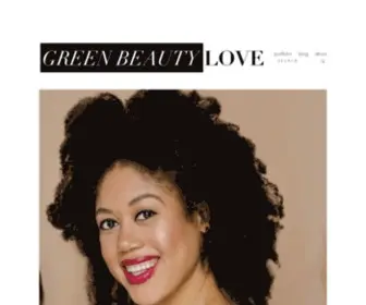 Greenbeautylove.com(Green Beauty Love) Screenshot