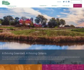 Greenbelt.ca(Greenbelt Foundation) Screenshot