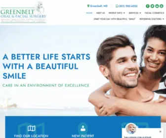 Greenbeltsurgery.com(Greenbelt Oral and Facial Surgery) Screenshot