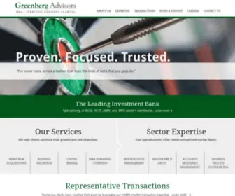 Greenberg-Advisors.com(Greenberg Advisors) Screenshot