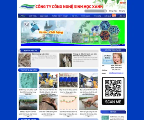 Greenbiotech.com.vn(CÔNG NGHỆ SINH HỌC XANH) Screenshot