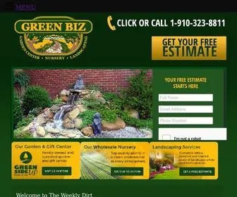 Greenbiznursery.com(Green Biz Nursery and Landscaping) Screenshot