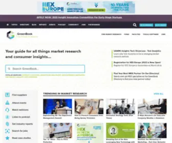 Greenbook.org(Market Research Firms) Screenshot