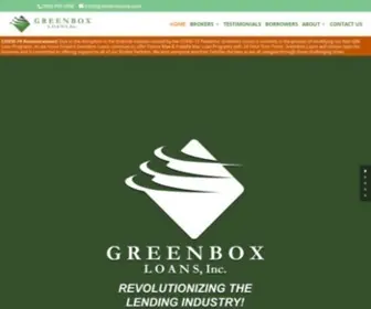 Greenboxloans.com(Greenbox Loans) Screenshot