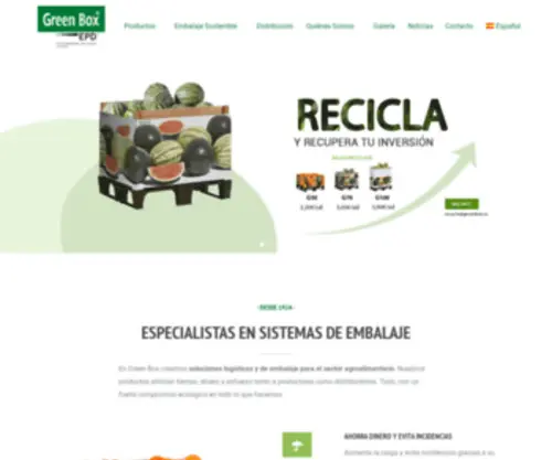 Greenboxsl.com(Green Box) Screenshot