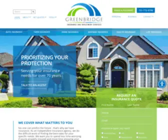 Greenbridgeadvisors.com(Best Independent Insurance Agency in Jackson) Screenshot