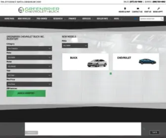 Greenbrierchevroletbuick.com(GREENBRIER CHEVROLET BUICK) Screenshot