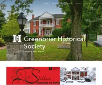 Greenbrierhistorical.org(Greenbrierhistorical) Screenshot