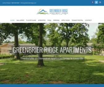 Greenbrierridge.com(Greenbrier Ridge Apartments) Screenshot