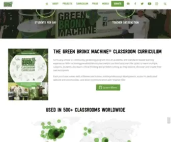 Greenbronxmachine.org(Fuel the Machine) Screenshot