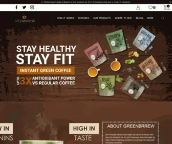 Greenbrrew.com(Green Coffee) Screenshot