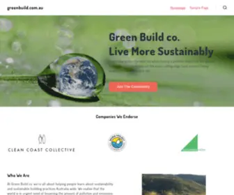 Greenbuild.com.au(Green Build Co) Screenshot