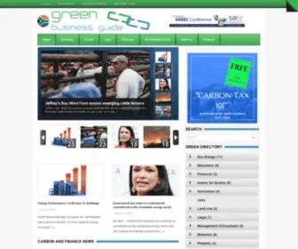 Greenbusinessguide.co.za(The Green Business Guide) Screenshot