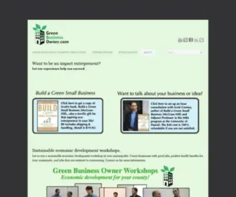 Greenbusinessowner.com(And Opportunities Shaping Sustainable Business) Screenshot